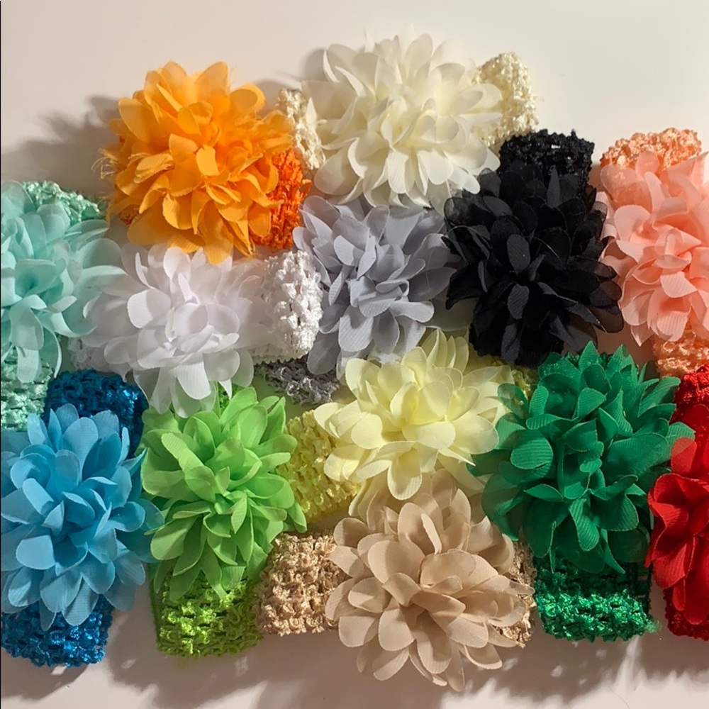 Baby Girl Assorted Hair Flowers